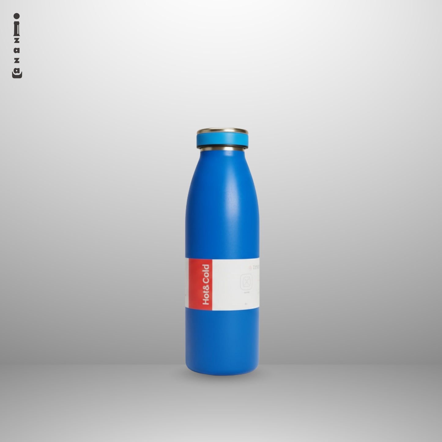 blue thermos